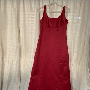 Ann Taylor Red Formal Gown